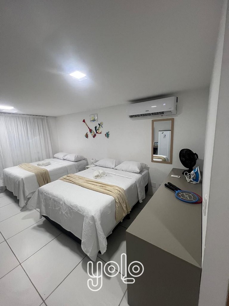 Studio no Beach Flat Serrambi #115