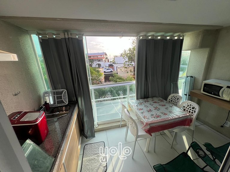 Studio no Beach Flat Serrambi #115