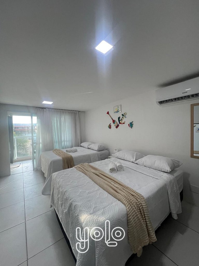 Studio no Beach Flat Serrambi #115