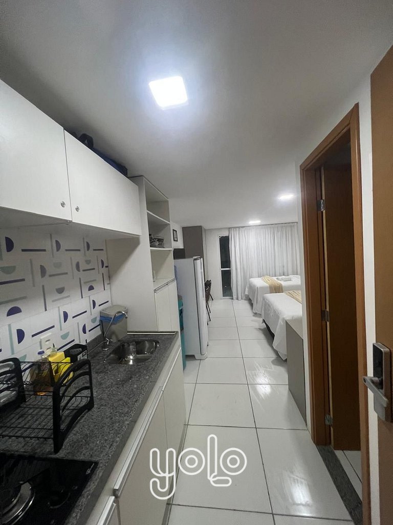 Studio no Beach Flat Serrambi #115