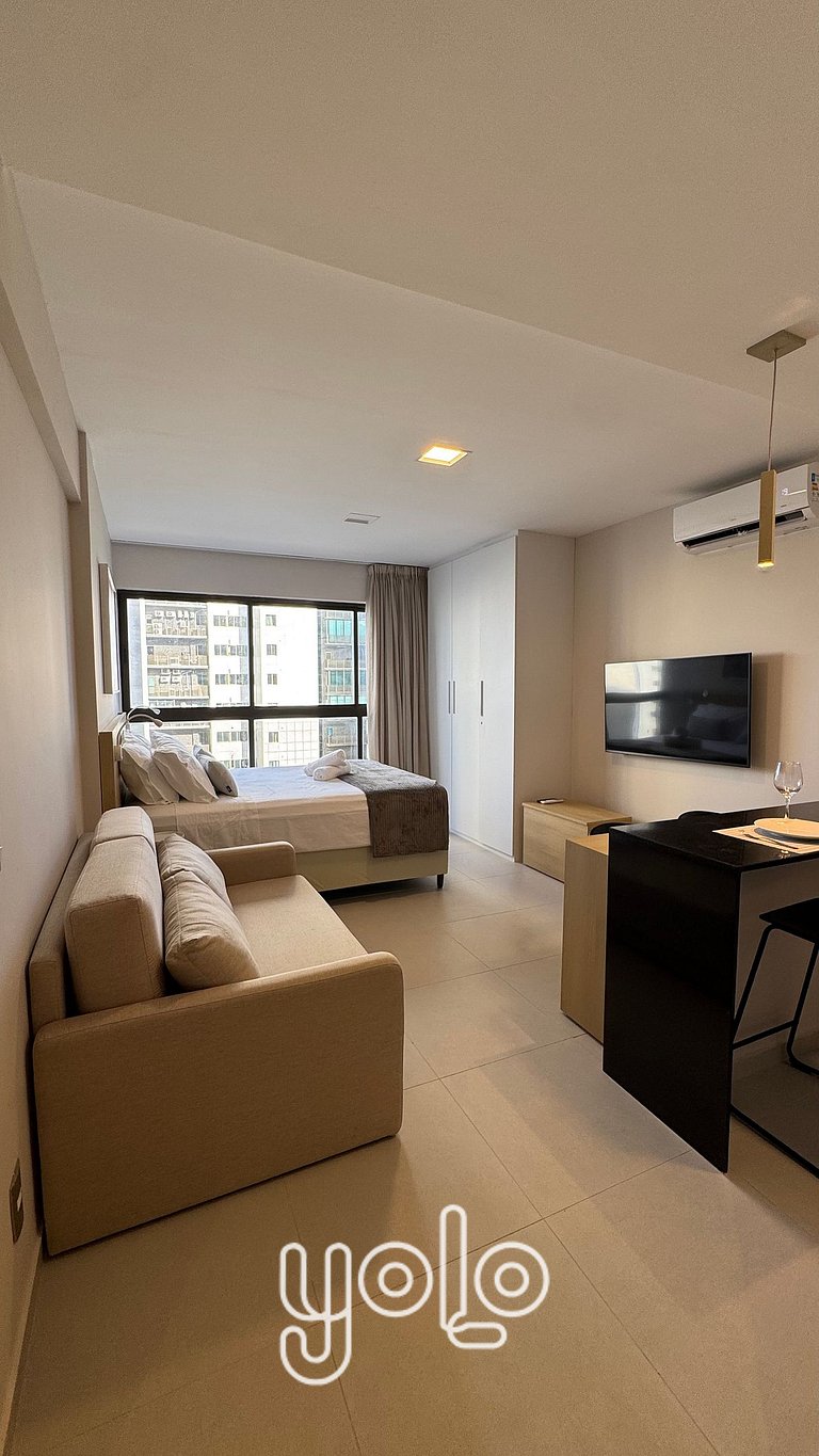 Domus Mario Pessoa Boa Viagem - Studio #504