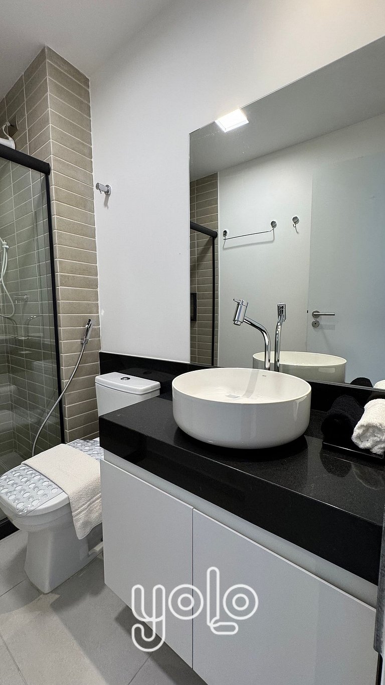 Studio em Boa Viagem: Conforto e vista mar #503