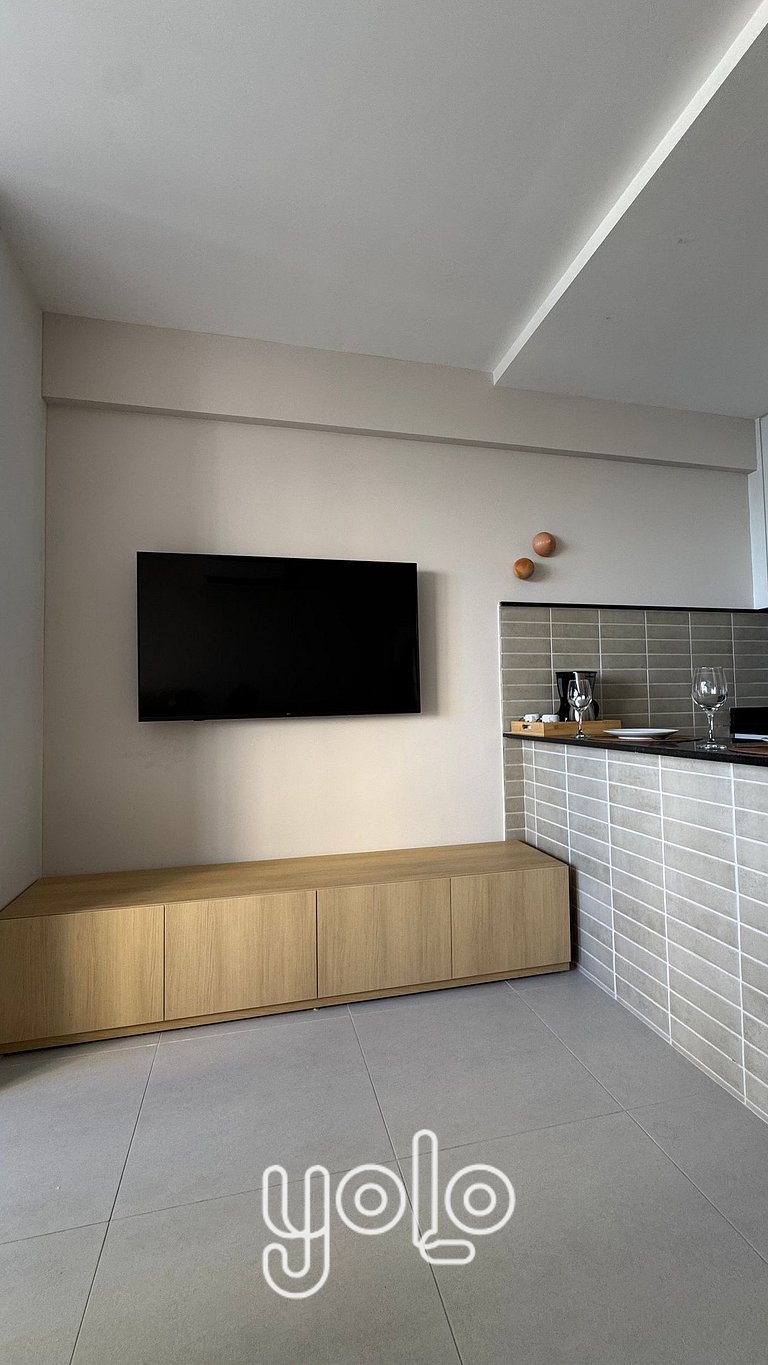 Studio em Boa Viagem: Conforto e vista mar #503