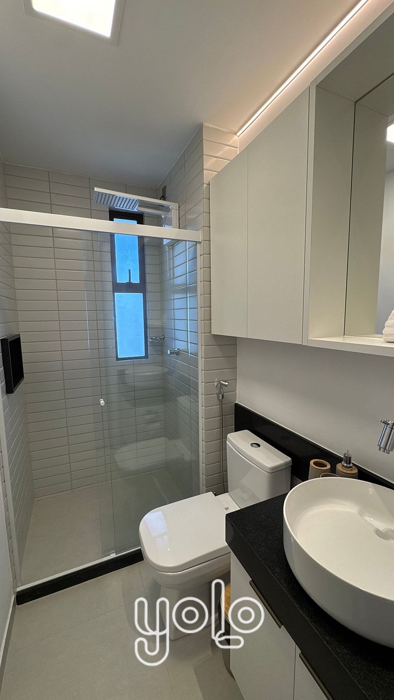 Flat 2 quartos | 100m da praia de BV #1001