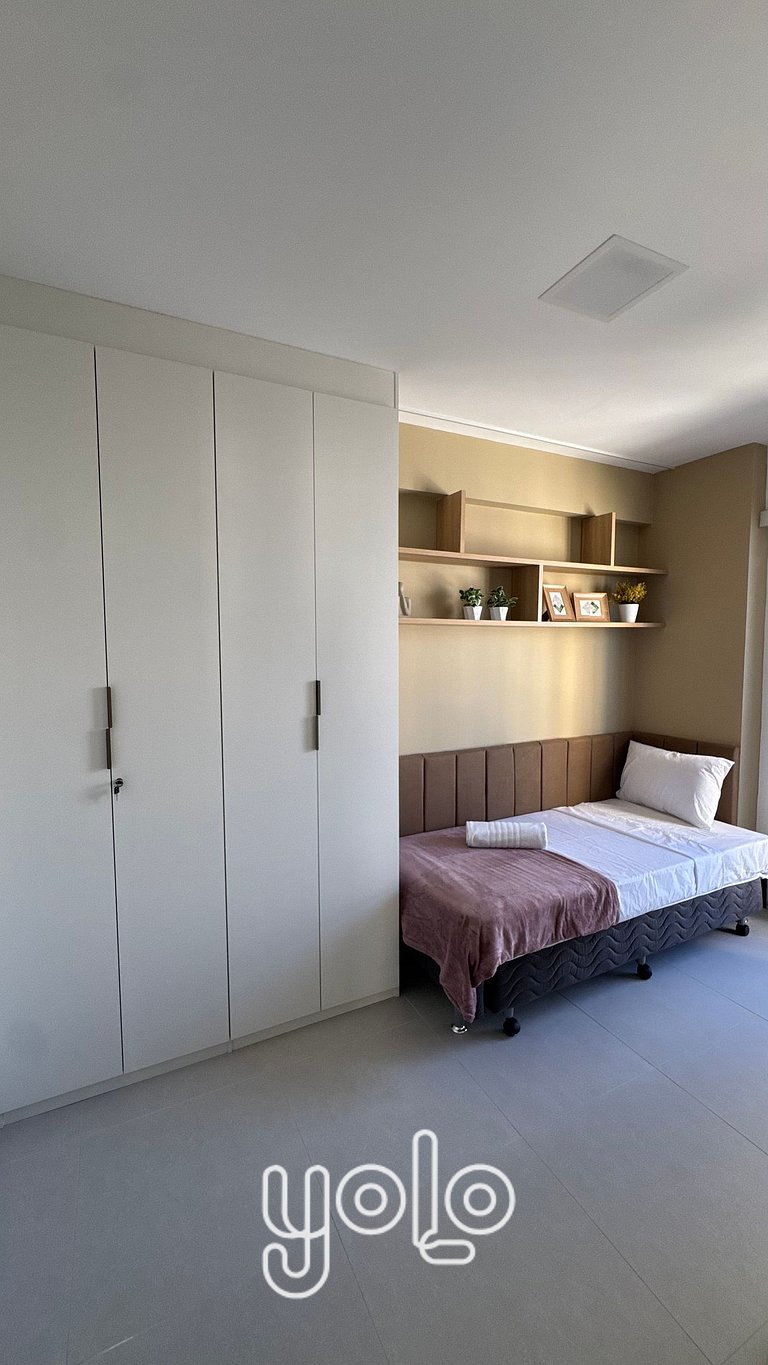 Flat 2 quartos | 100m da praia de BV #1001