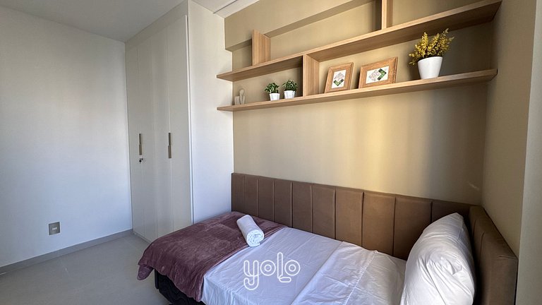 Flat 2 quartos | 100m da praia de BV #1001