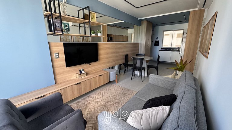 Flat 2 quartos | 100m da praia de BV #1001