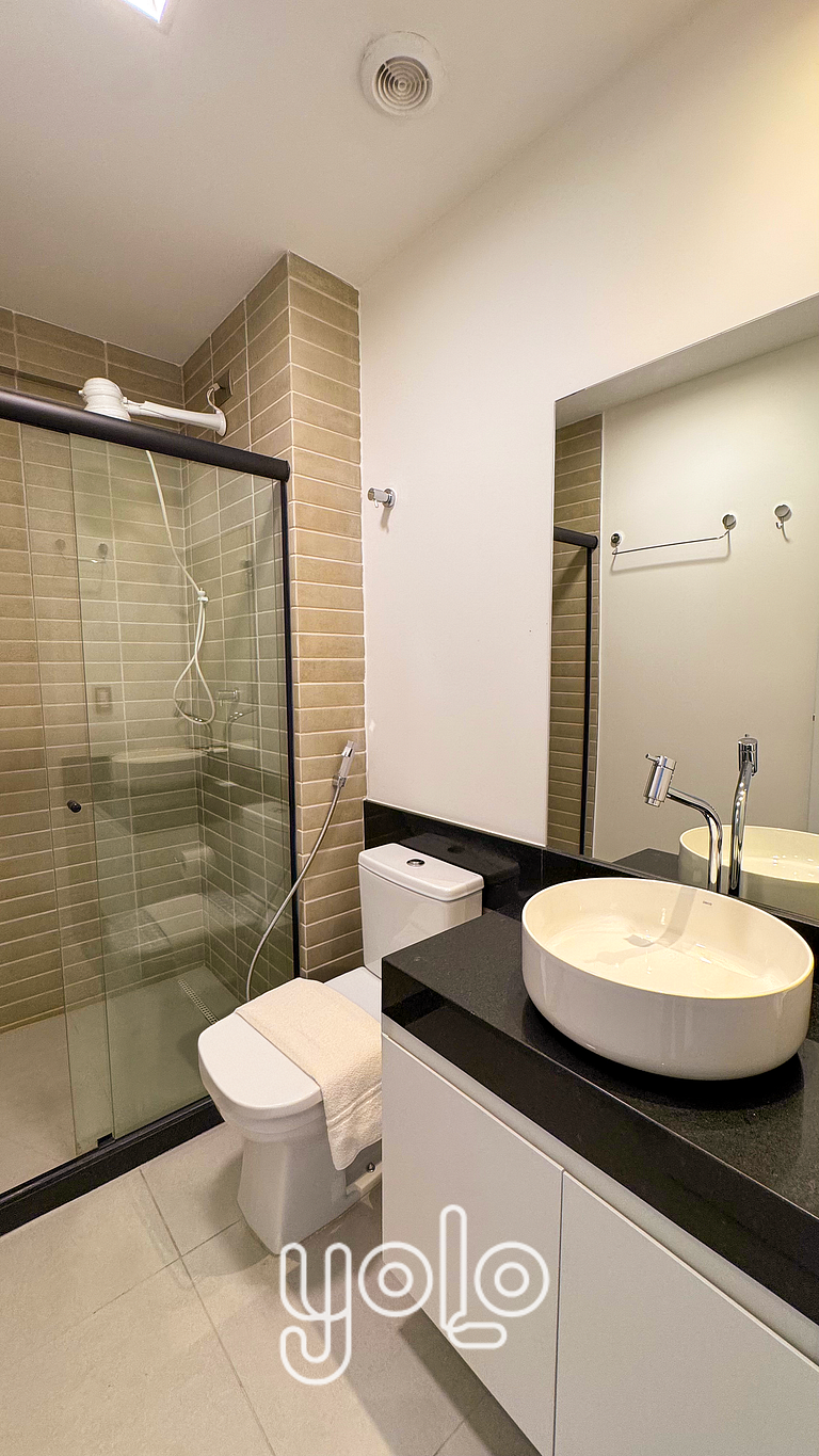 Studio em Boa Viagem: Conforto e vista mar #503