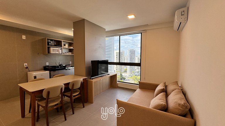 Rooftop Agamenon Prince - Flat no Centro do Recife