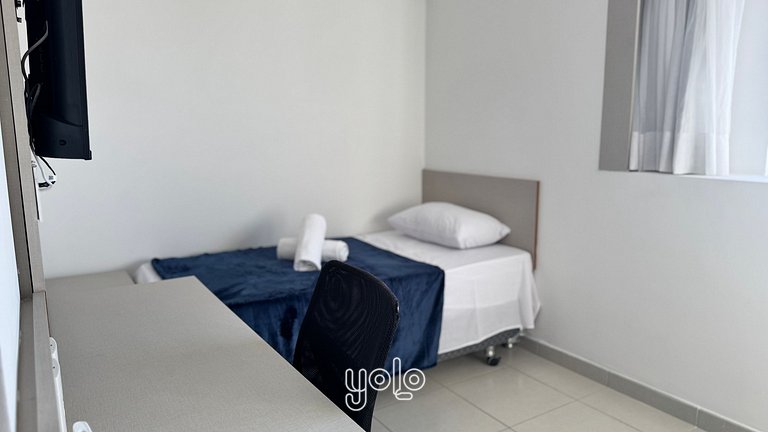 Beach Class Convention - Flat 2 quartos #3101