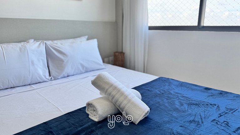 Beach Class Convention - Flat 2 quartos #3101