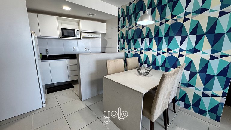 Beach Class Convention - Flat 2 quartos #3101