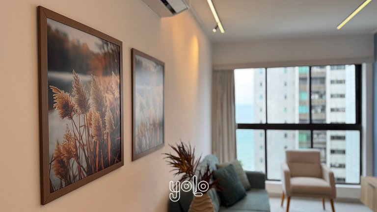 Domus Mario Pessoa Boa Viagem - 2 quartos #1201