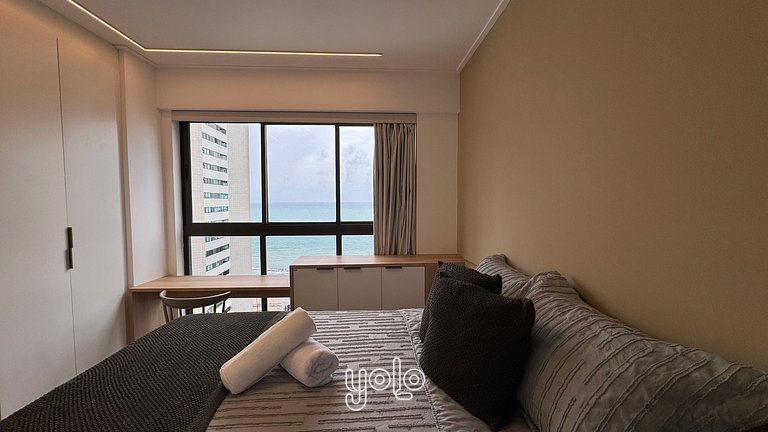 Flat Moderno Vista Mar Boa Viagem #1201