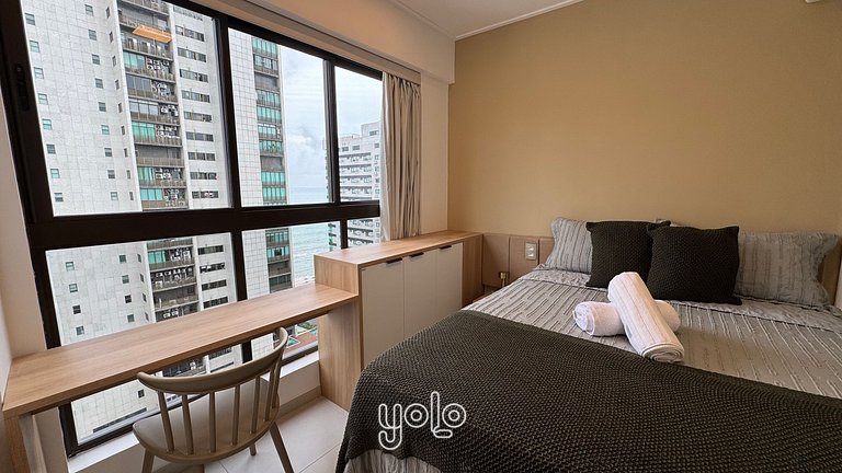 Flat Moderno Vista Mar Boa Viagem #1201