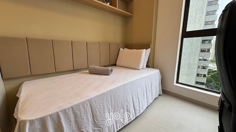 Flat Moderno Vista Mar Boa Viagem #1201