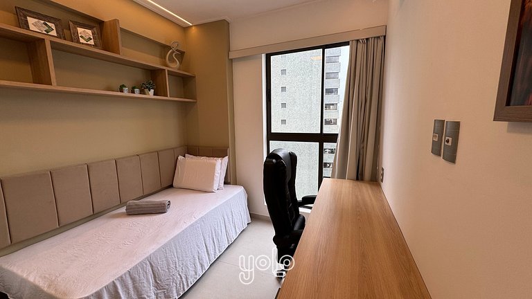 Flat Moderno Vista Mar Boa Viagem #1201