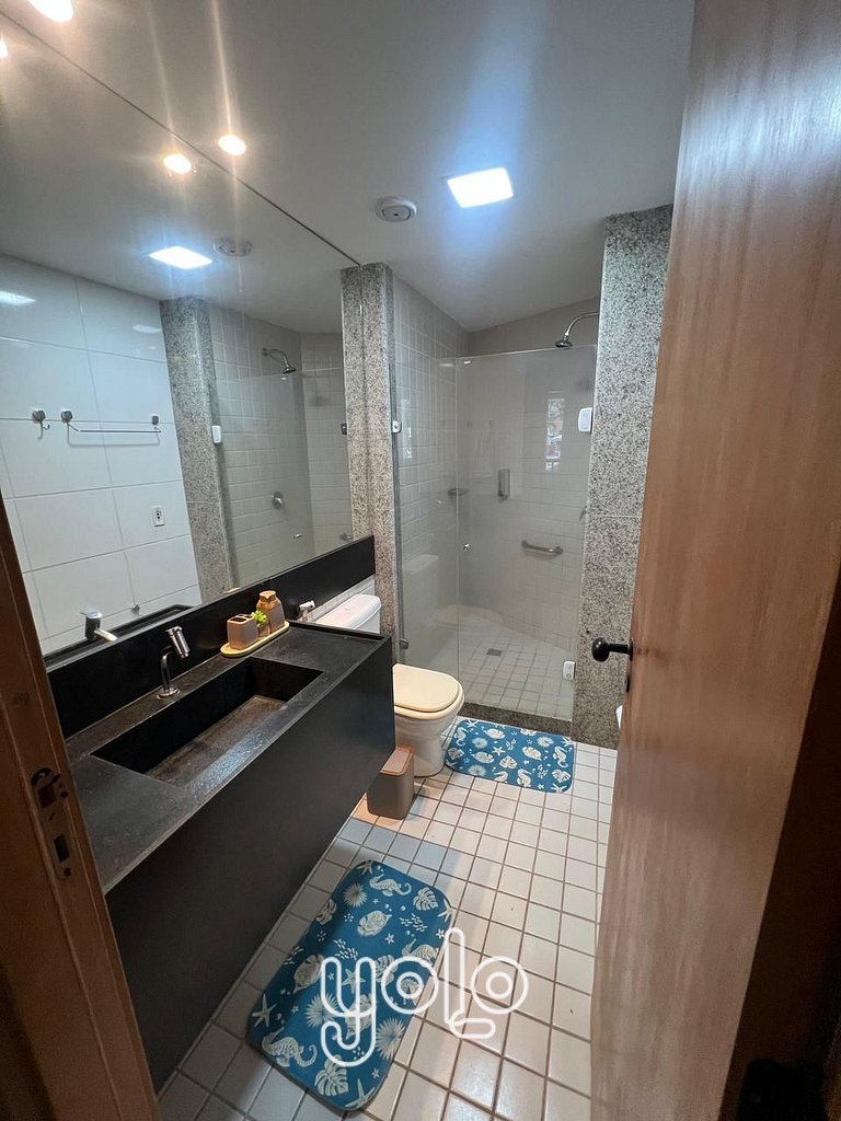 Flat no Marulhos Suítes & Resort com Vista Piscina #105