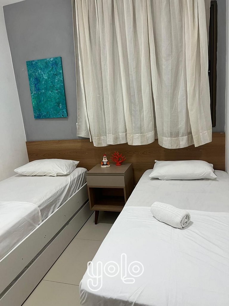 Oka Beach Residence - Flat em Muro Alto #402G