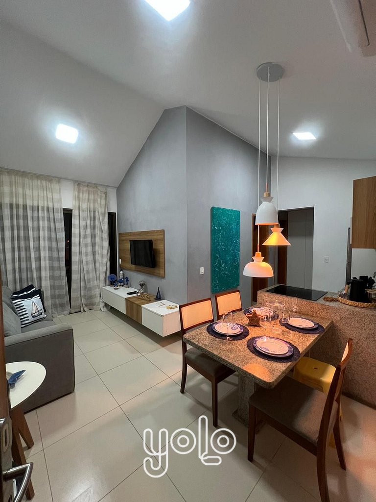 Oka Beach Residence - Flat em Muro Alto #402G