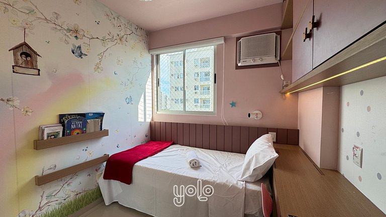 Vita Clube - Amplo Apto 3 quartos #1407