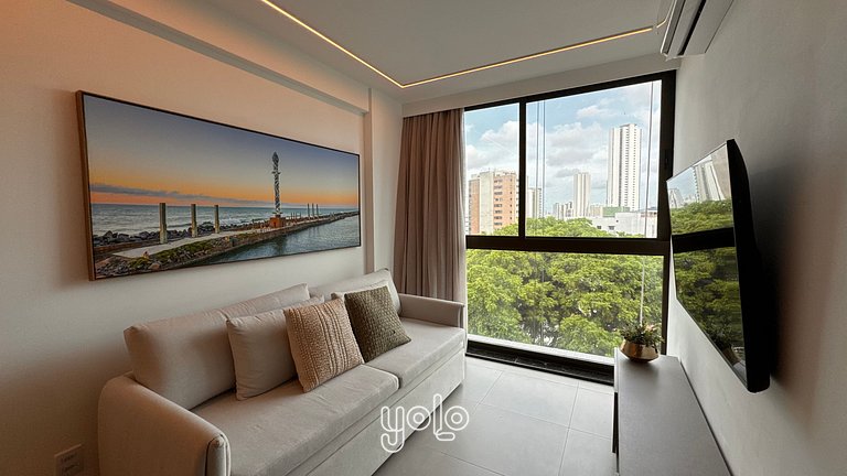 Casa Forte Prince - Flat a 400m do Shopping #602