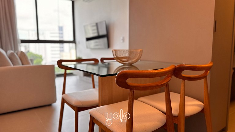 Casa Forte Prince - Flat a 400m do Shopping #602