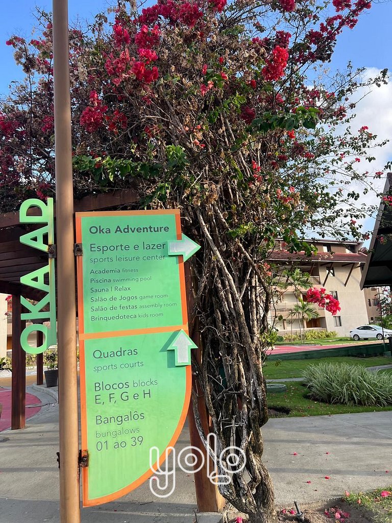 Oka Beach Residence - Flat em Muro Alto #402G