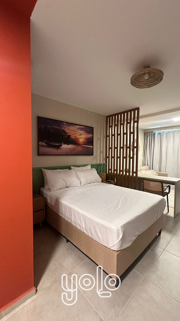 Flat studio na Praia dos Carneiros #102