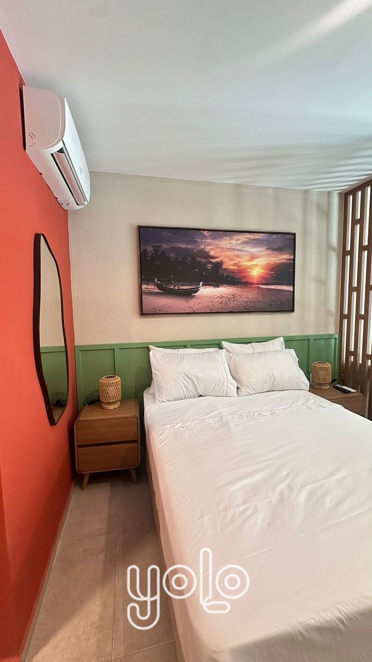 Flat studio na Praia dos Carneiros #102