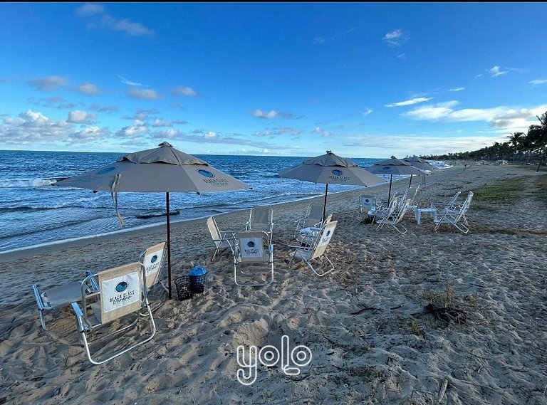 Studio com vista piscina no Beach Class Verano