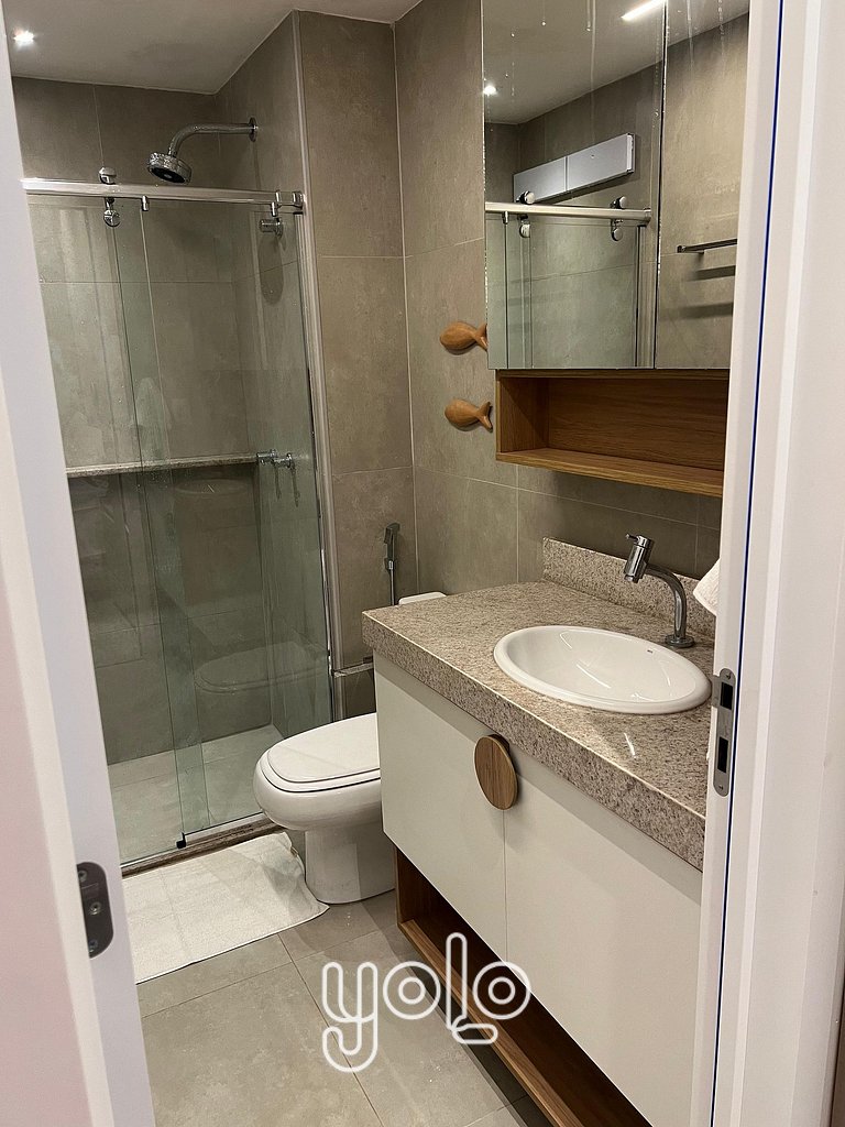 Studio com vista piscina no Beach Class Verano