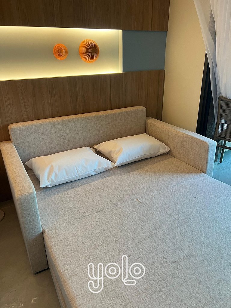 Studio com vista piscina no Beach Class Verano