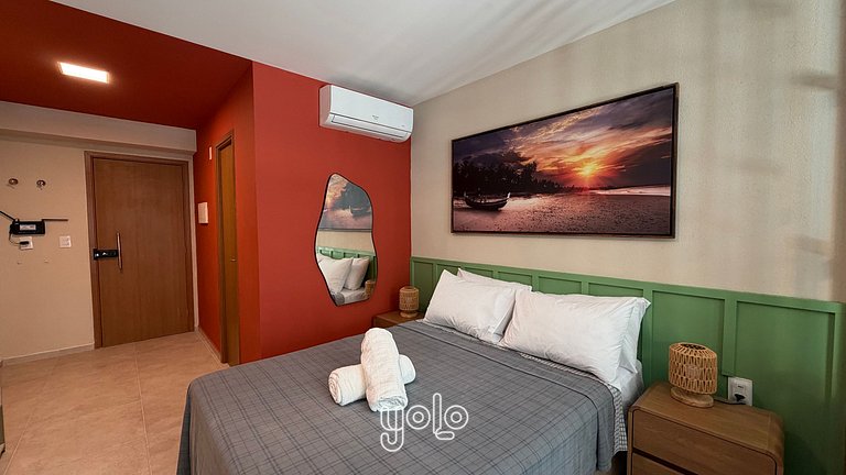 Flat studio na Praia dos Carneiros #102