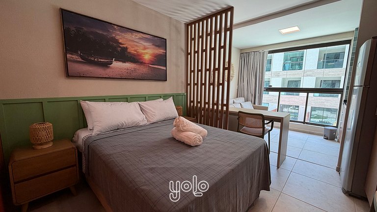 Flat studio na Praia dos Carneiros #102