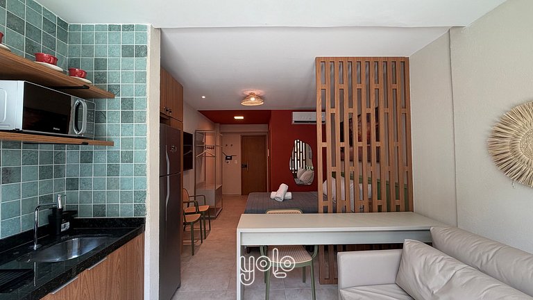 Flat studio na Praia dos Carneiros #102