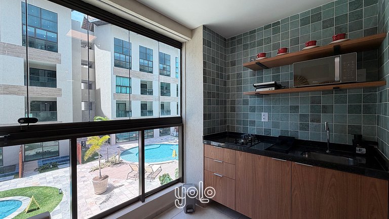 Flat studio na Praia dos Carneiros #102