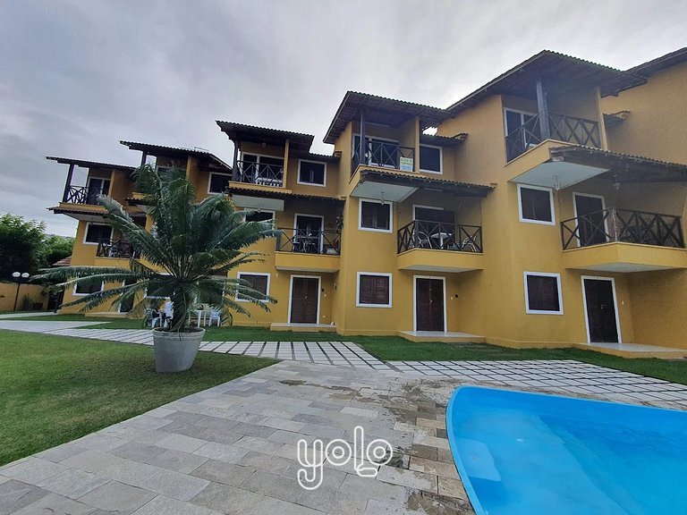 Merepe Residence no centro de Porto de Galinhas com piscina