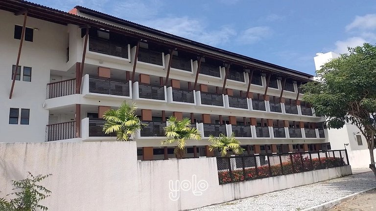 Merepe Residence no centro de Porto de Galinhas com piscina