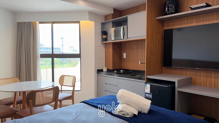 Flat Studio na Praia dos Carneiros #106