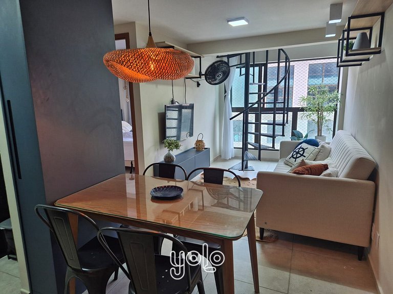 Max Carneiros Suítes - Flat 2 quartos #301A