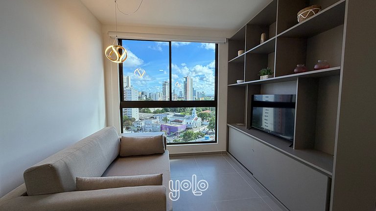 Rooftop Agamenon Prince - Flat no Centro do Recife