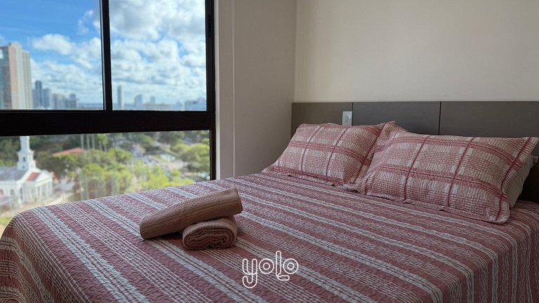 Rooftop Agamenon Prince - Flat no Centro do Recife