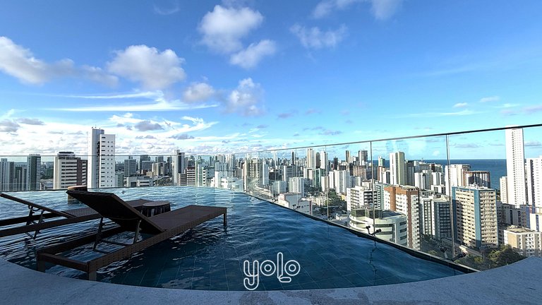 Praia de Gameleira - Flat 2 quartos #906