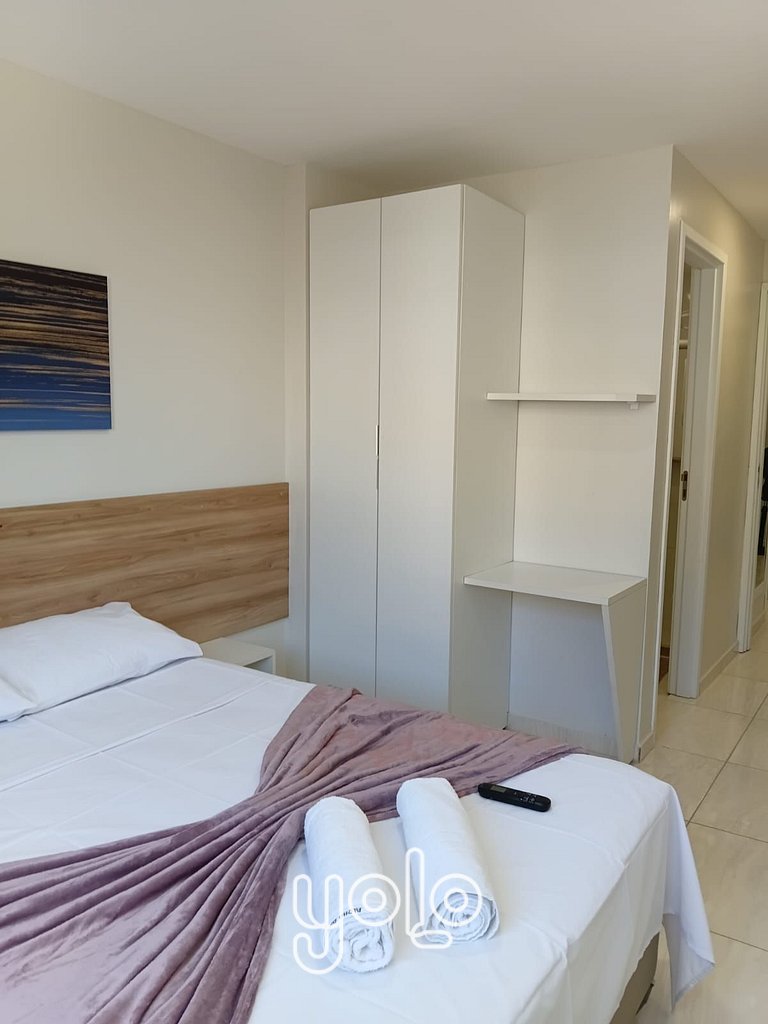 Flat 3qts no Aloha Residence – Porto de Galinhas