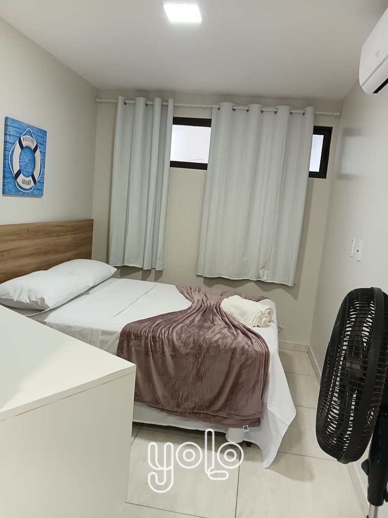 Flat 3qts no Aloha Residence – Porto de Galinhas