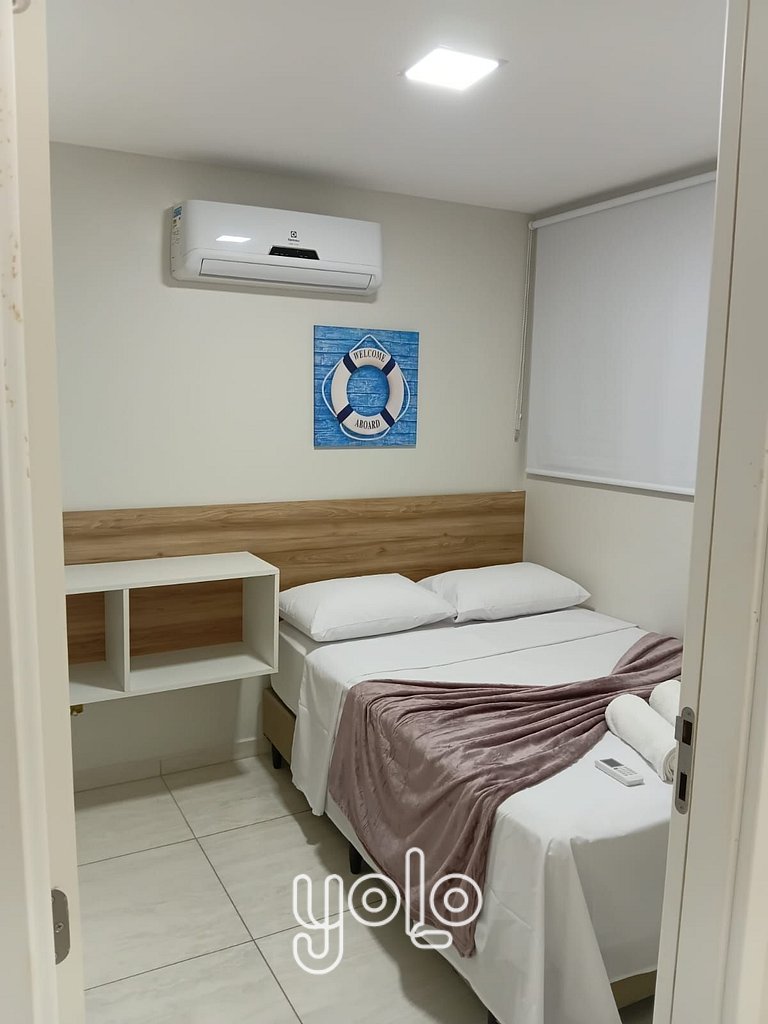 Flat 3qts no Aloha Residence – Porto de Galinhas