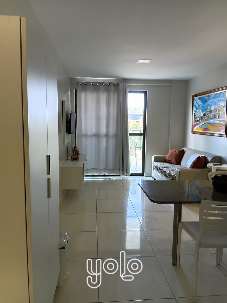 Flat 3Q no Aloha Residence – Porto de Galinhas