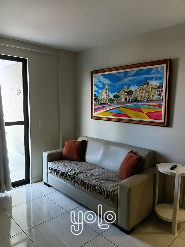 Flat 3Q no Aloha Residence – Porto de Galinhas