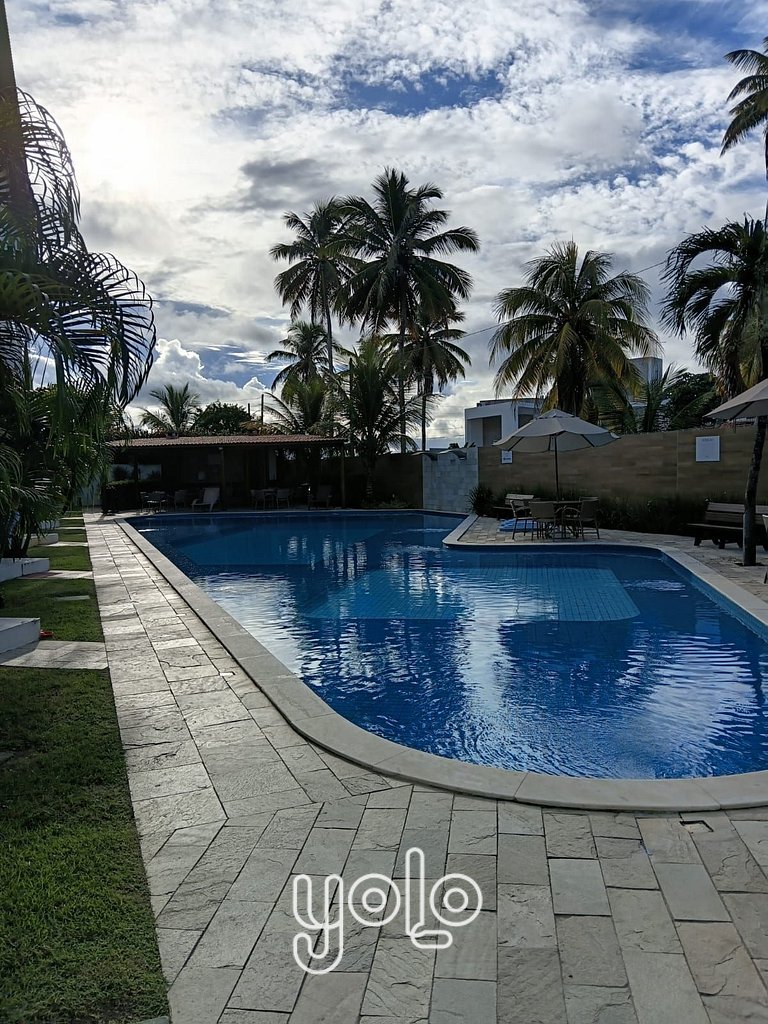 Flat 3Q no Aloha Residence – Porto de Galinhas